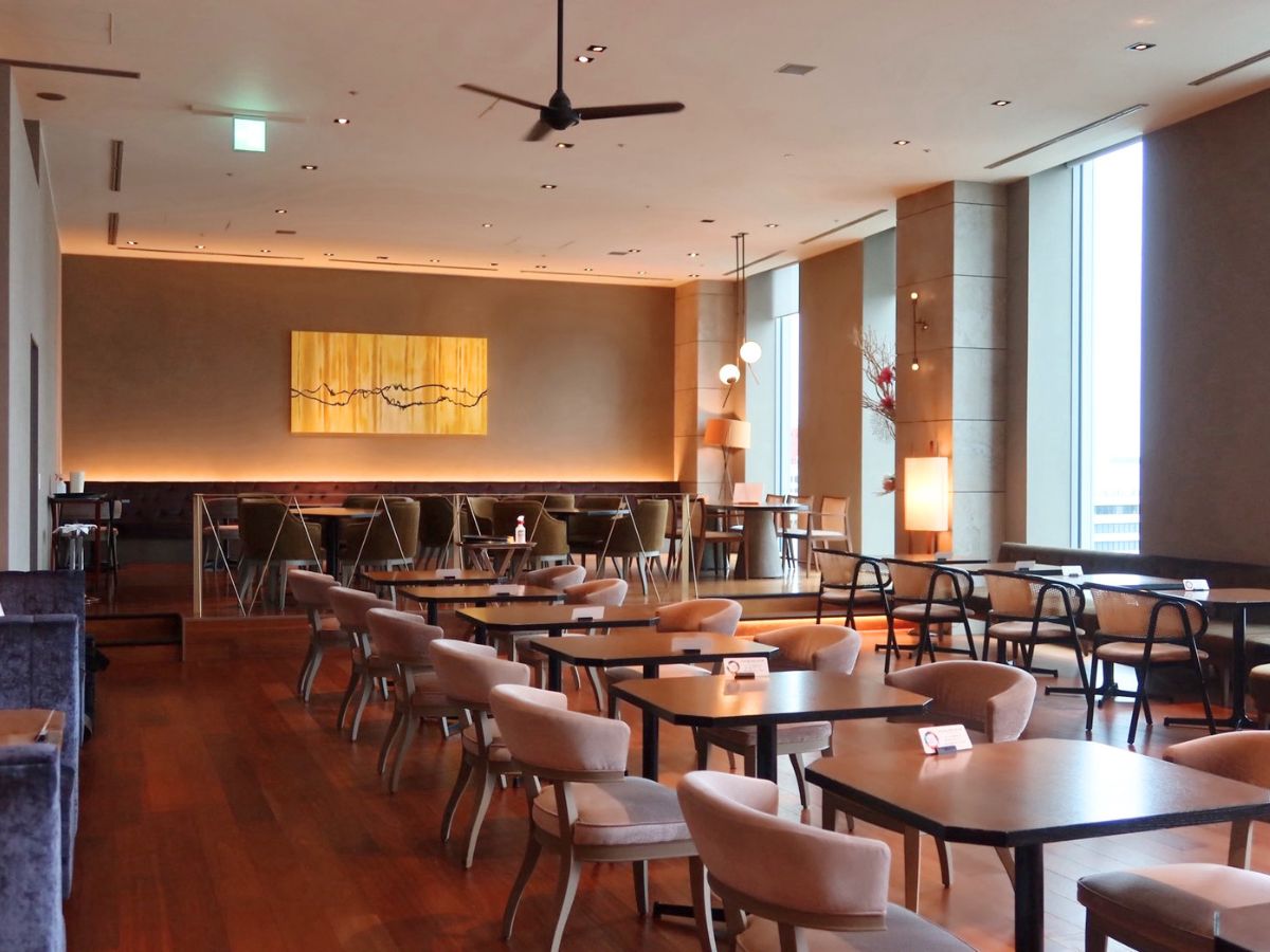 三井ガーデンホテル銀座プレミアの朝食ビュッフェ会場