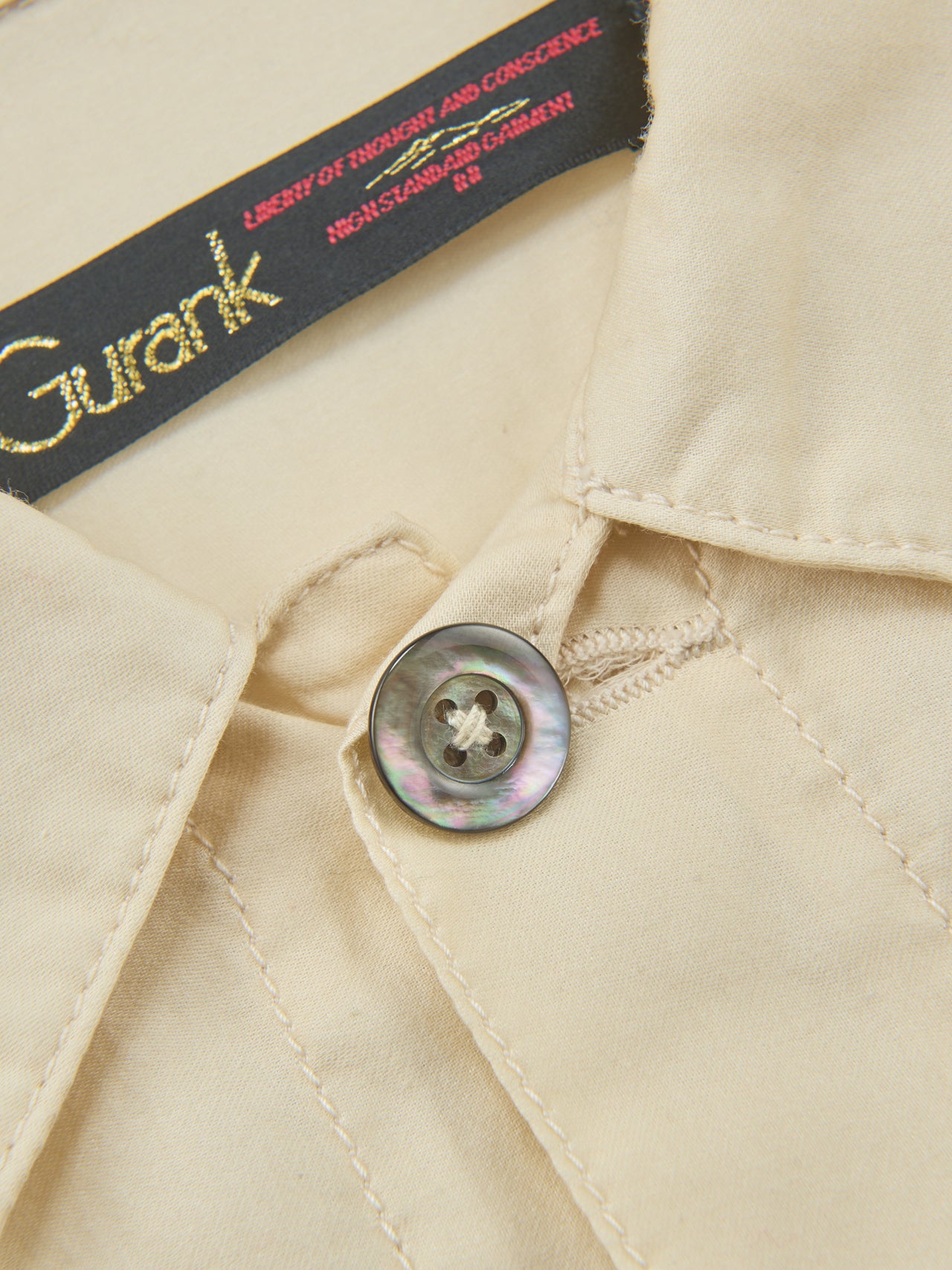 Gurank、LM Trucker jacket、フロントボタン