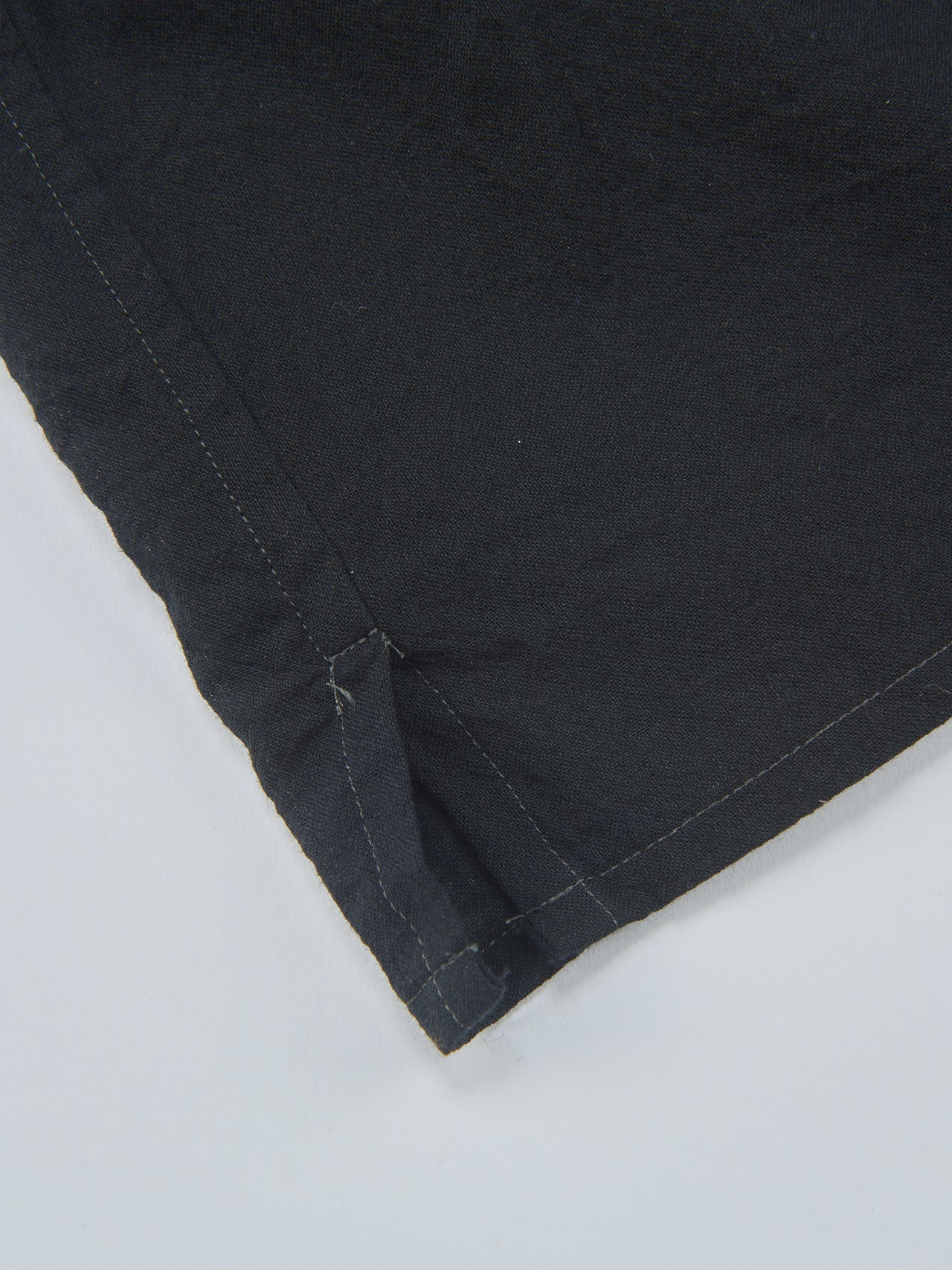 blurhms、Silk-Co Voile Military Shirt、裾