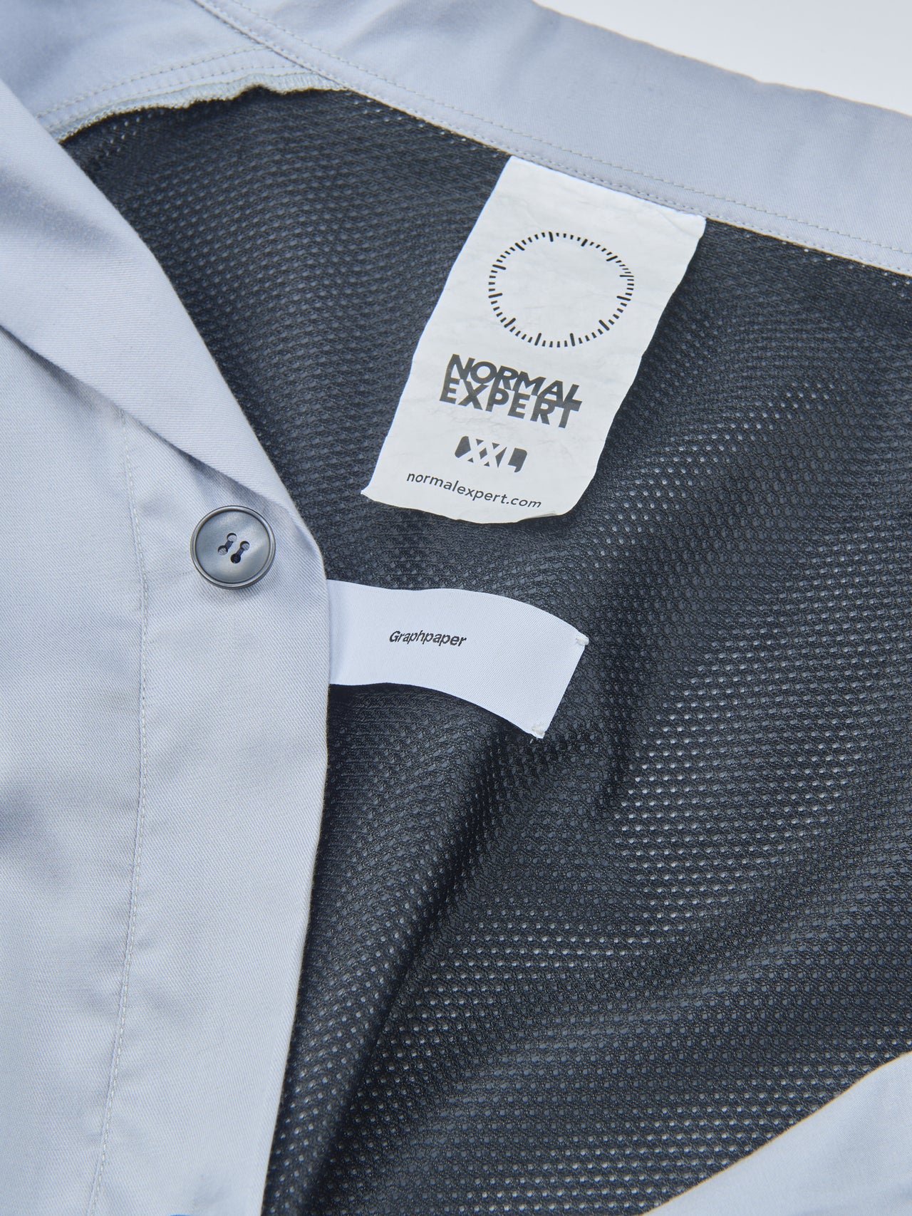 NORMAL EXPERT for Graphpaper、OVERSIZED 65 SHIRT、タグ