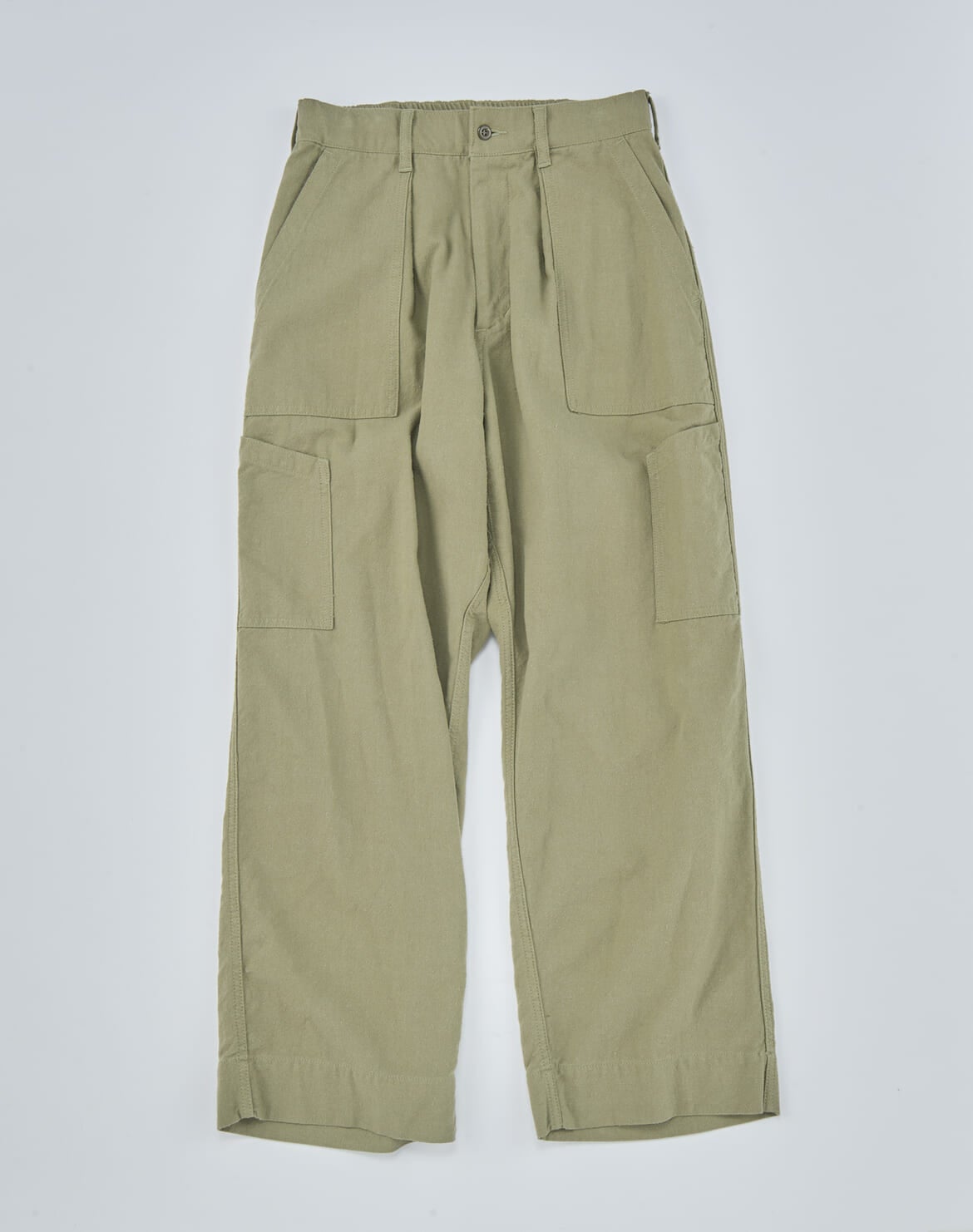 nanamica、Silk Nep Cotton Twill Deck Pants