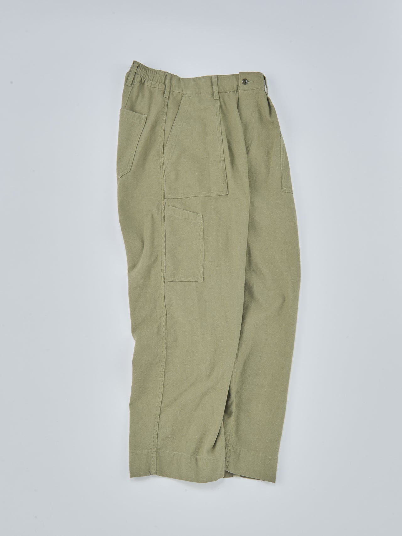 nanamica、Silk Nep Cotton Twill Deck Pants、サイド