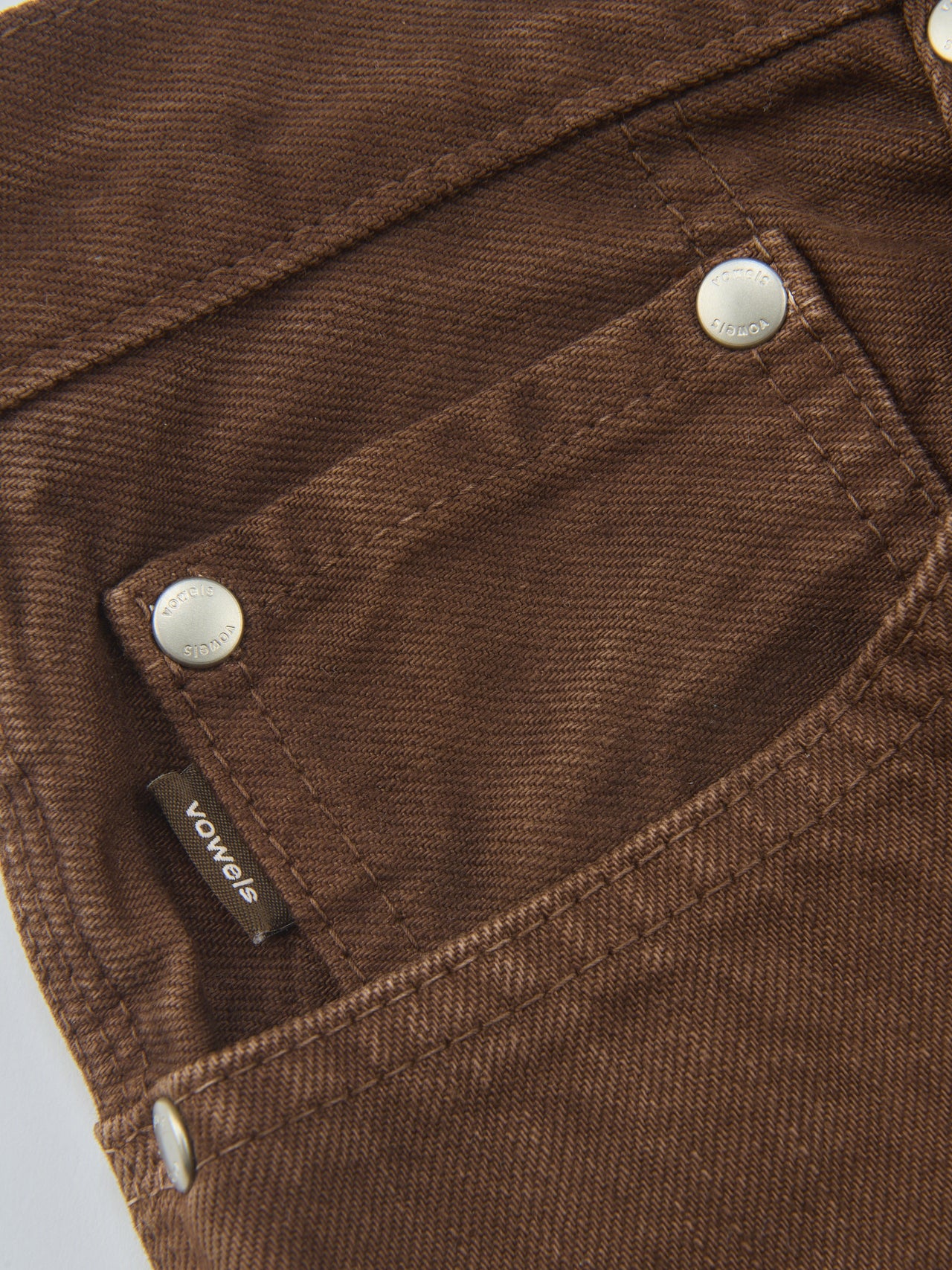 vowels、Overdyed Painter Shorts、ポケット