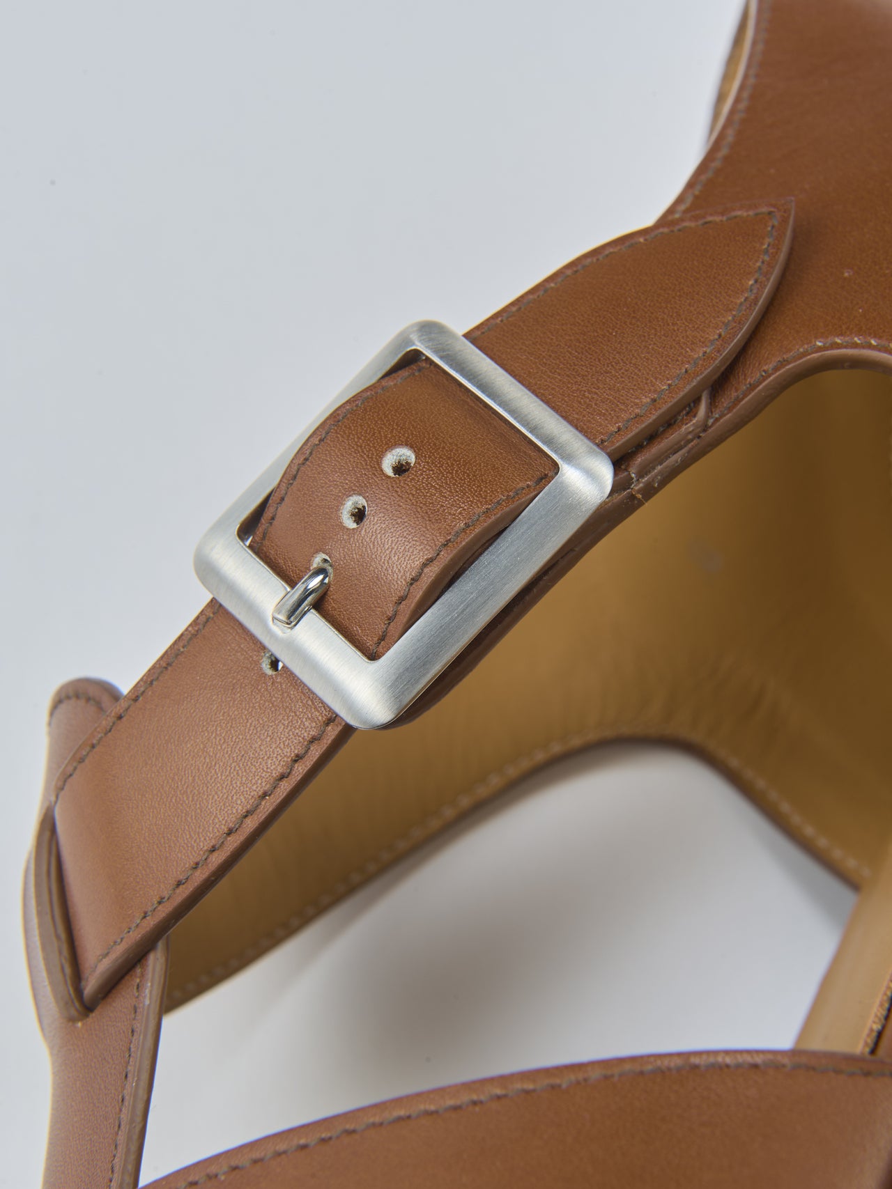 J.M. WESTON、LEATHER OPENWORK SANDAL #905、ベルト