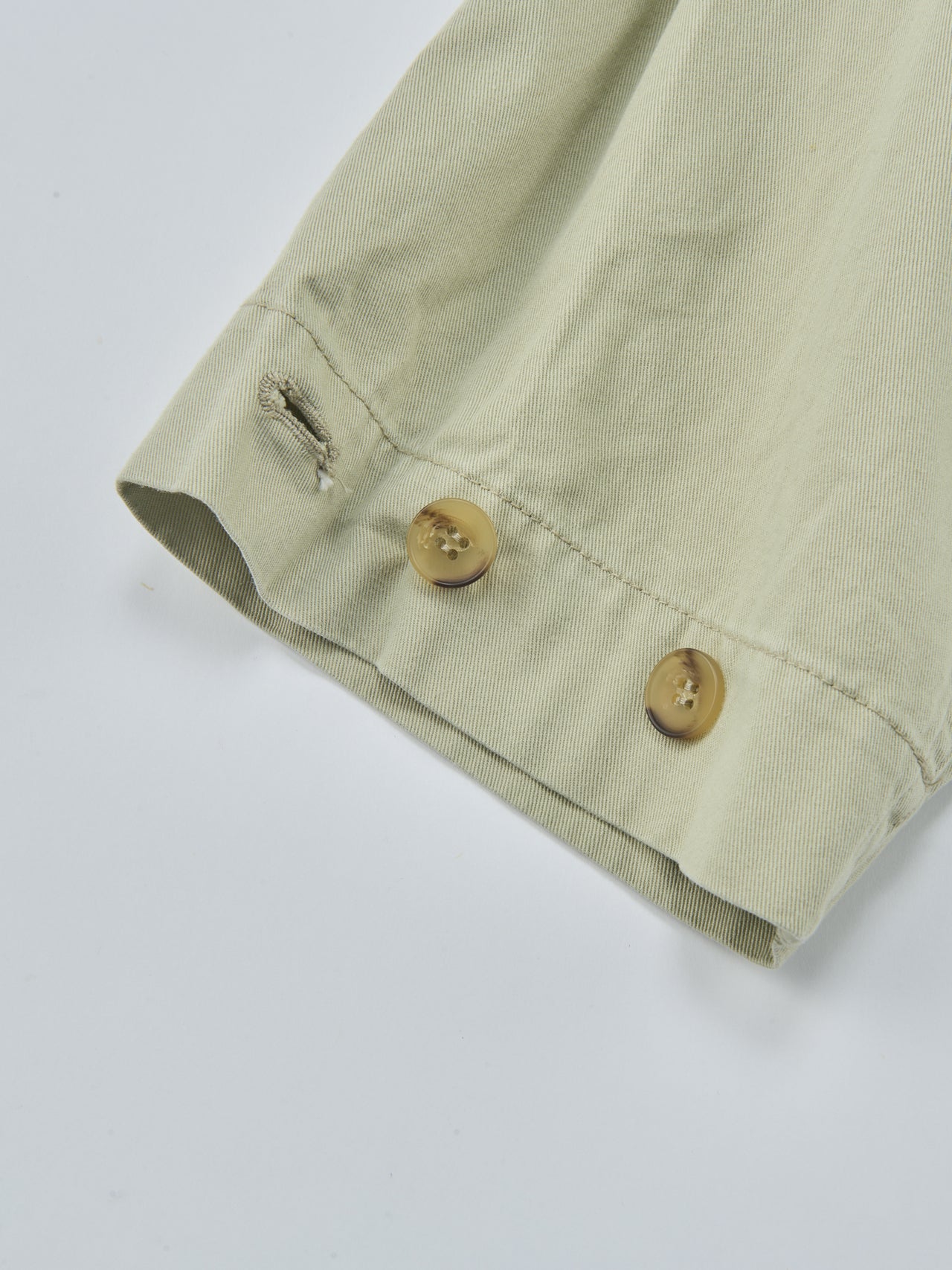 UNDECORATED、COTTON TWILL JACKET、袖