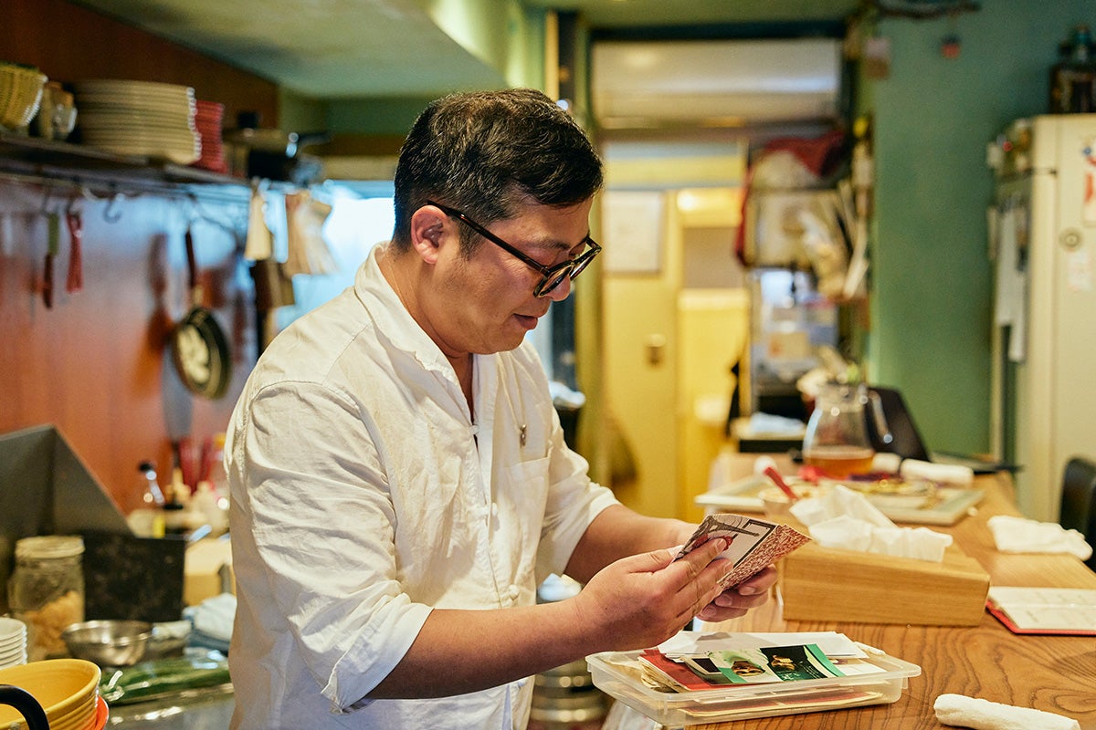 東京・乃木坂にある手作り餃子の店「蓮月」店主4