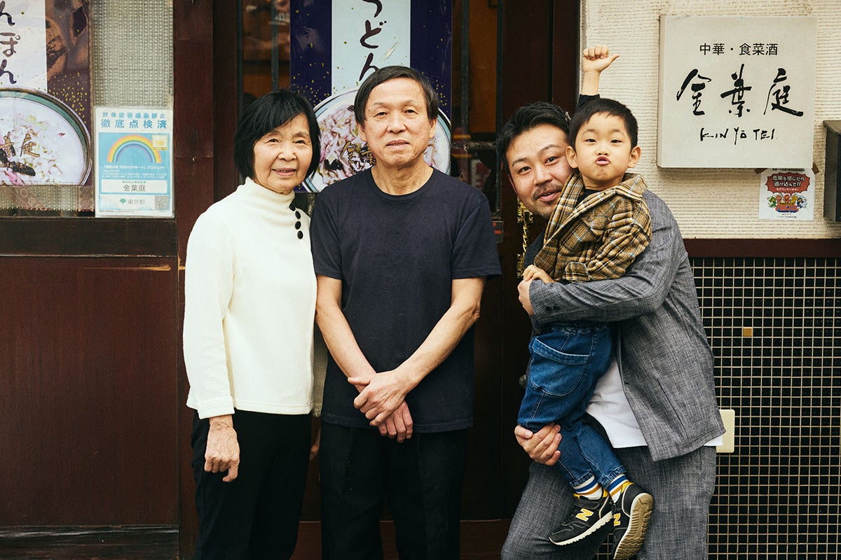 東京・赤坂 中華料理店「金葉庭」店主とプロデューサー・石田謙輔さん