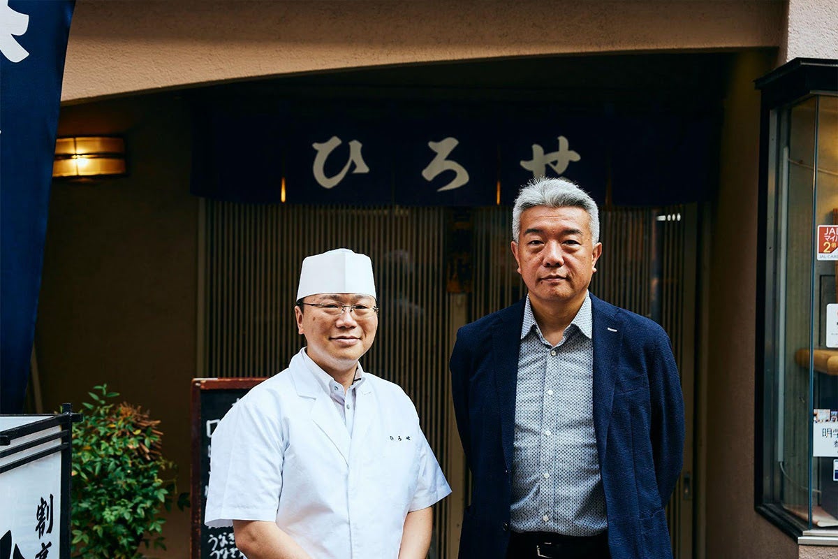 大井町「ひろせ」料理長と株式会社エー・アール・シー代表取締役 太田貴之さん