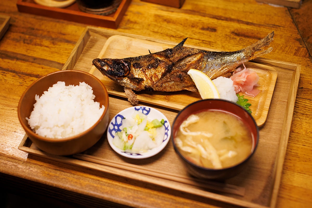 鎌田の定食屋「壱番隊」「焼き魚定食」