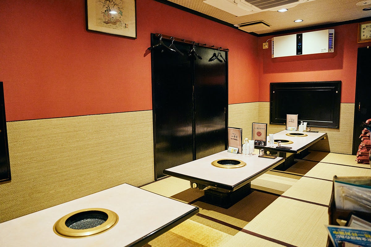 「一幸園」ファミリーや宴会にもうってつけの小上がり席