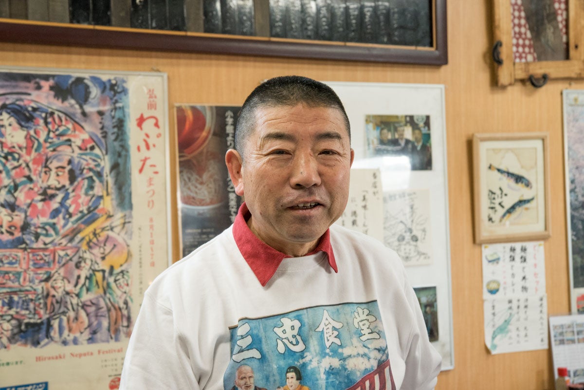 青森県弘前市『三忠食堂』現在のご主人である黒沼三千男さん