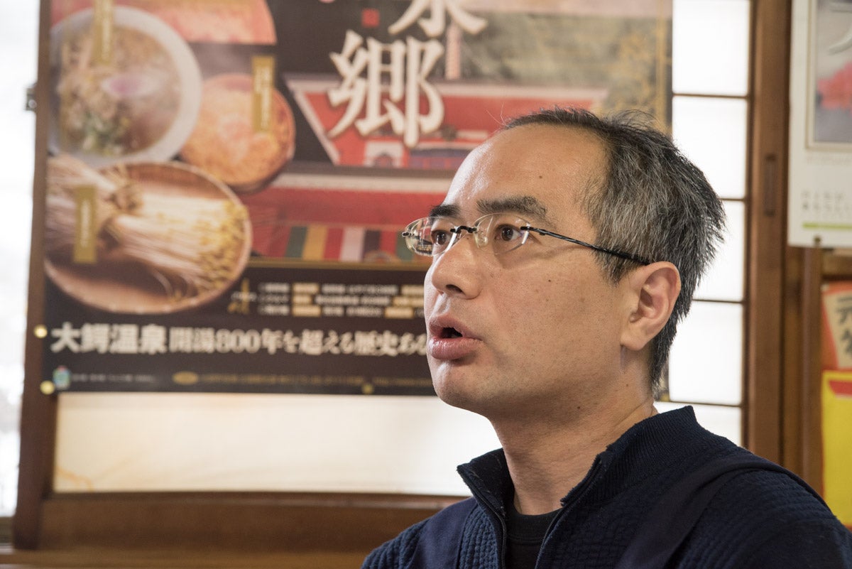 青森県大鰐町『山崎食堂』店主