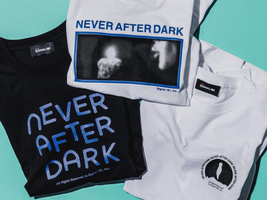 「SIGNAL181」初の劇場映画『Never After Dark』の限定グッズが発売!映画のエッセンスを詰め込んだ限定空間を「ビームスT 原宿」にて2日間限定で展開!