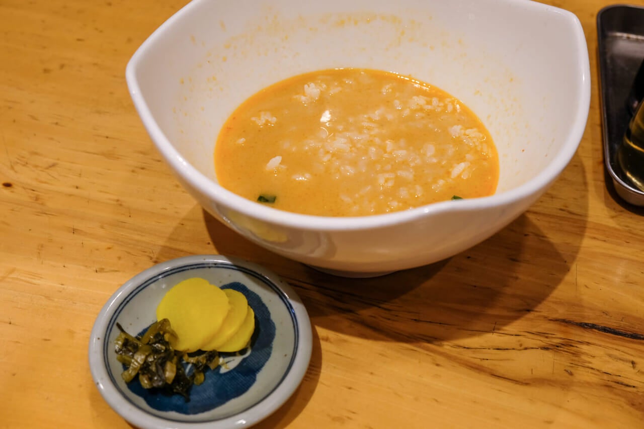 福島県会津若松市『牛乳屋食堂』完食後の器