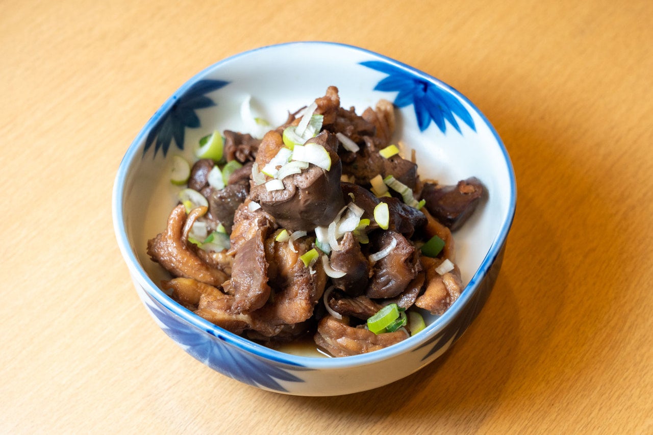 長野県小海町『桔梗家』鳥モツ煮