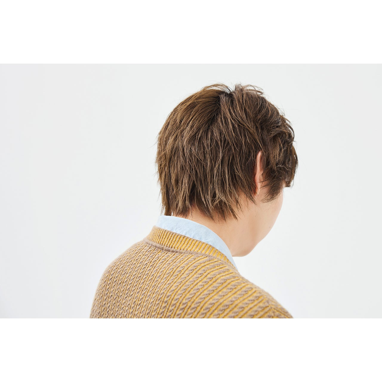 雰囲気まで洒落る、アレンジ系ウルフショート　back