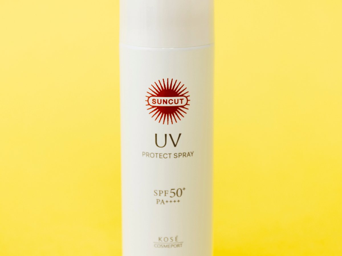 サンカット&reg; プロテクトUV スプレー　商品のロゴ寄りイメージ