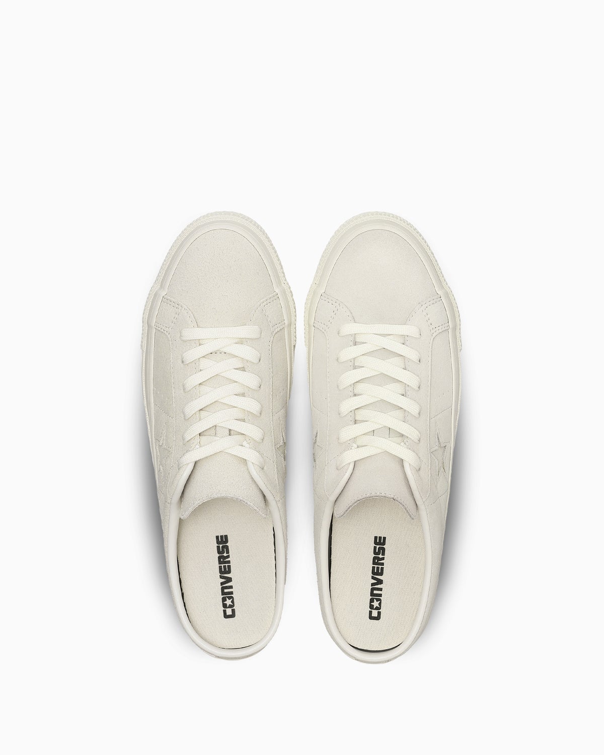 converse ONE STAR SUEDE MULE　オフホワイト　４