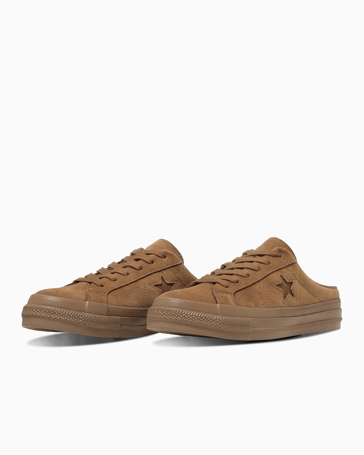 converse ONE STAR SUEDE MULE　ブラウン１