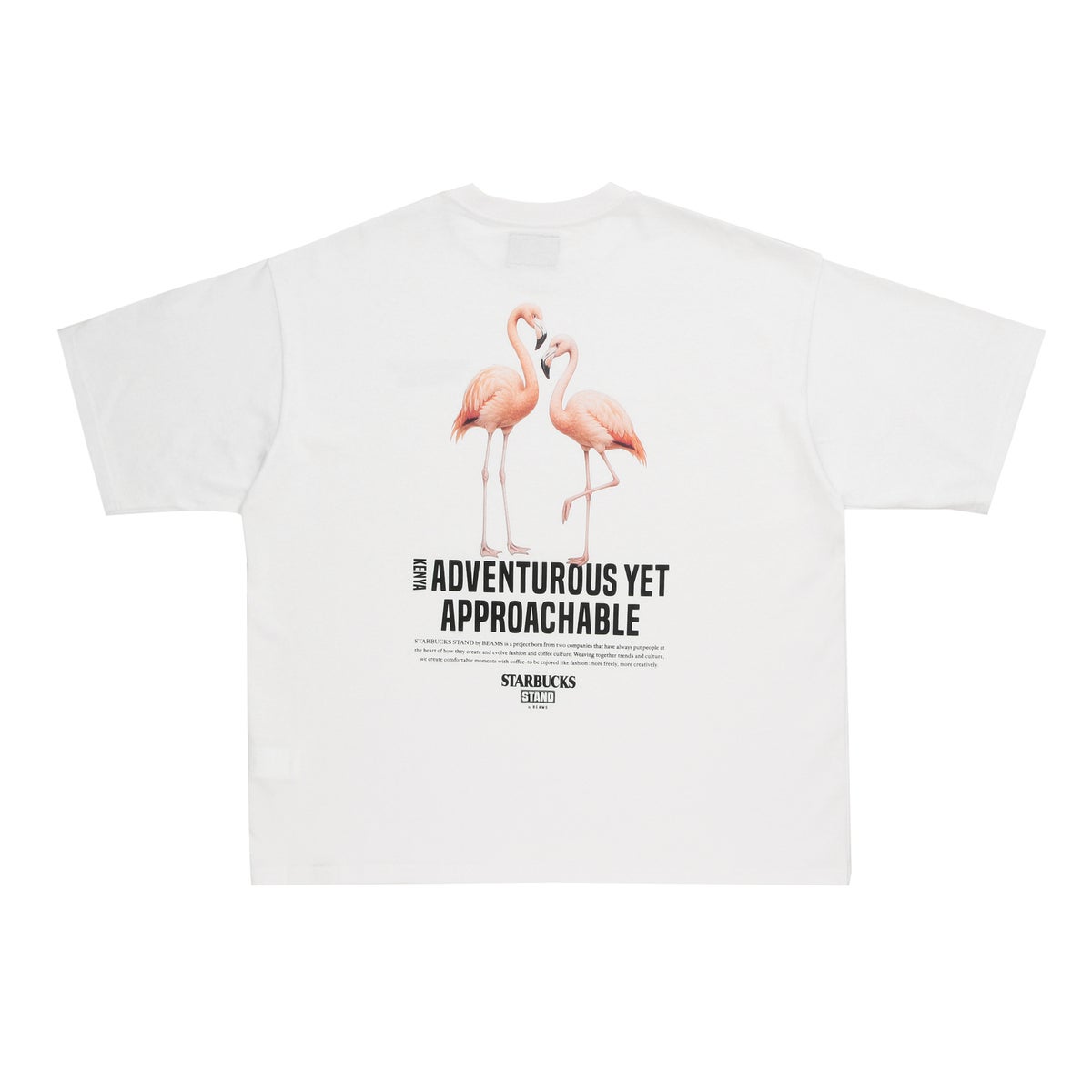 アニマルプリントTシャツ　フラミンゴ