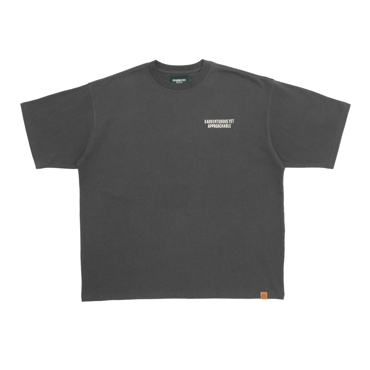 アニマルプリントTシャツ　ブラック　正面