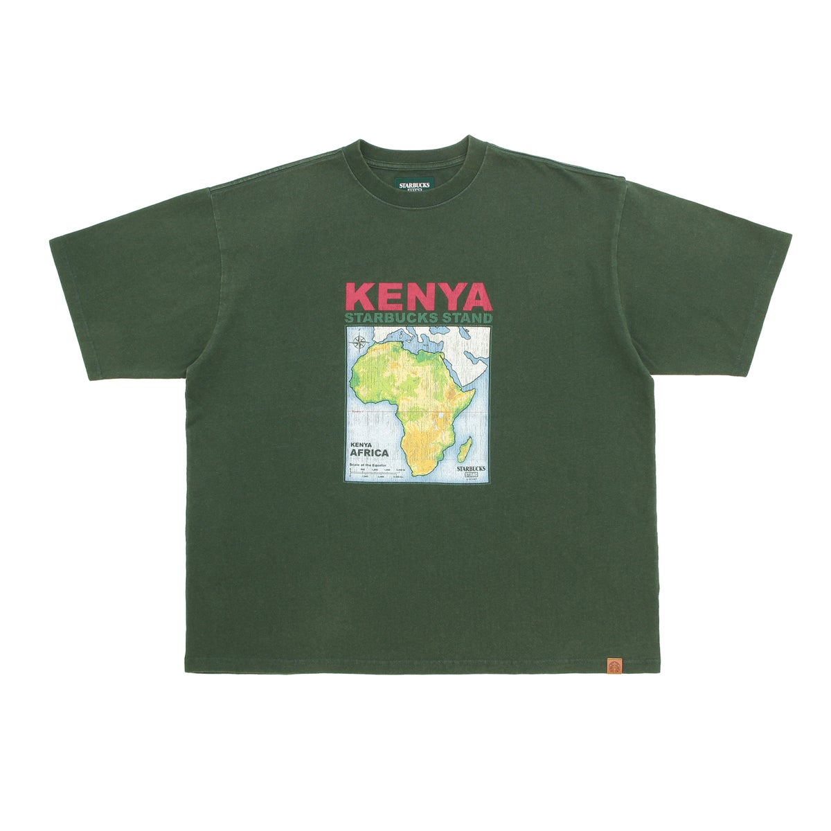 プリントTシャツ KENYA　グリーン