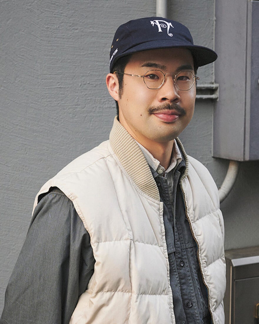 北野鷹哉さんの内藤眼鏡の眼鏡