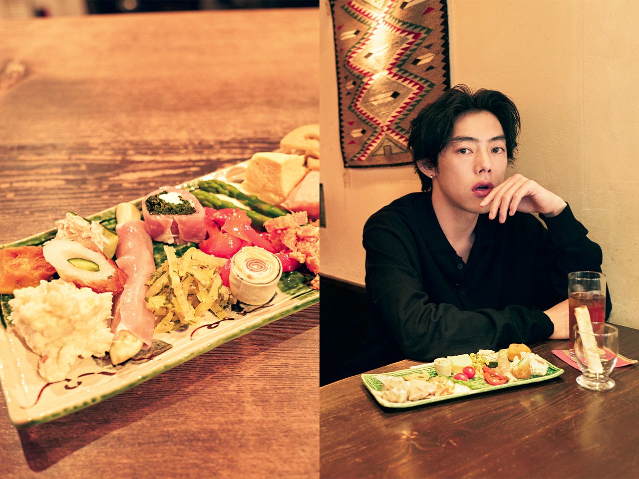 俳優、吉村界人の“思い出飯”とは？神田『Bar Cocopelli』の日替りプレート。［推しのひと飯］