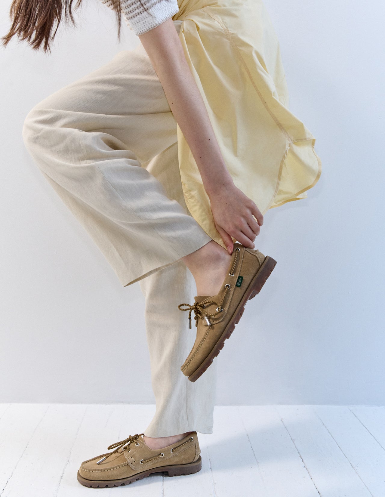 Maison Kitsun&eacute; x Paraboot コラボレーション　ビジュアル１
