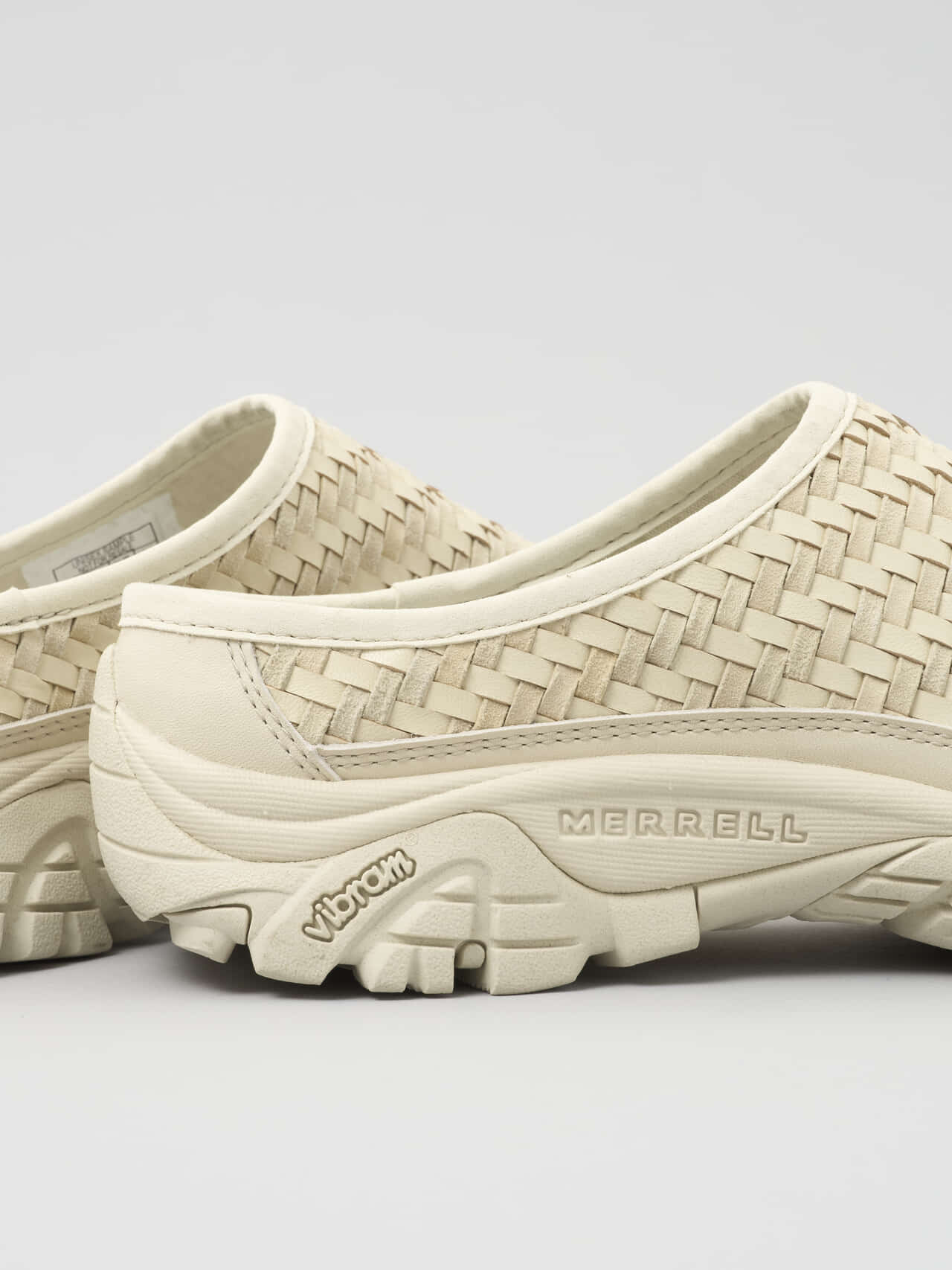 MERRELL、MOAB 2 SLIDE LEATHER WOVEN、スタッコ、ヒール
