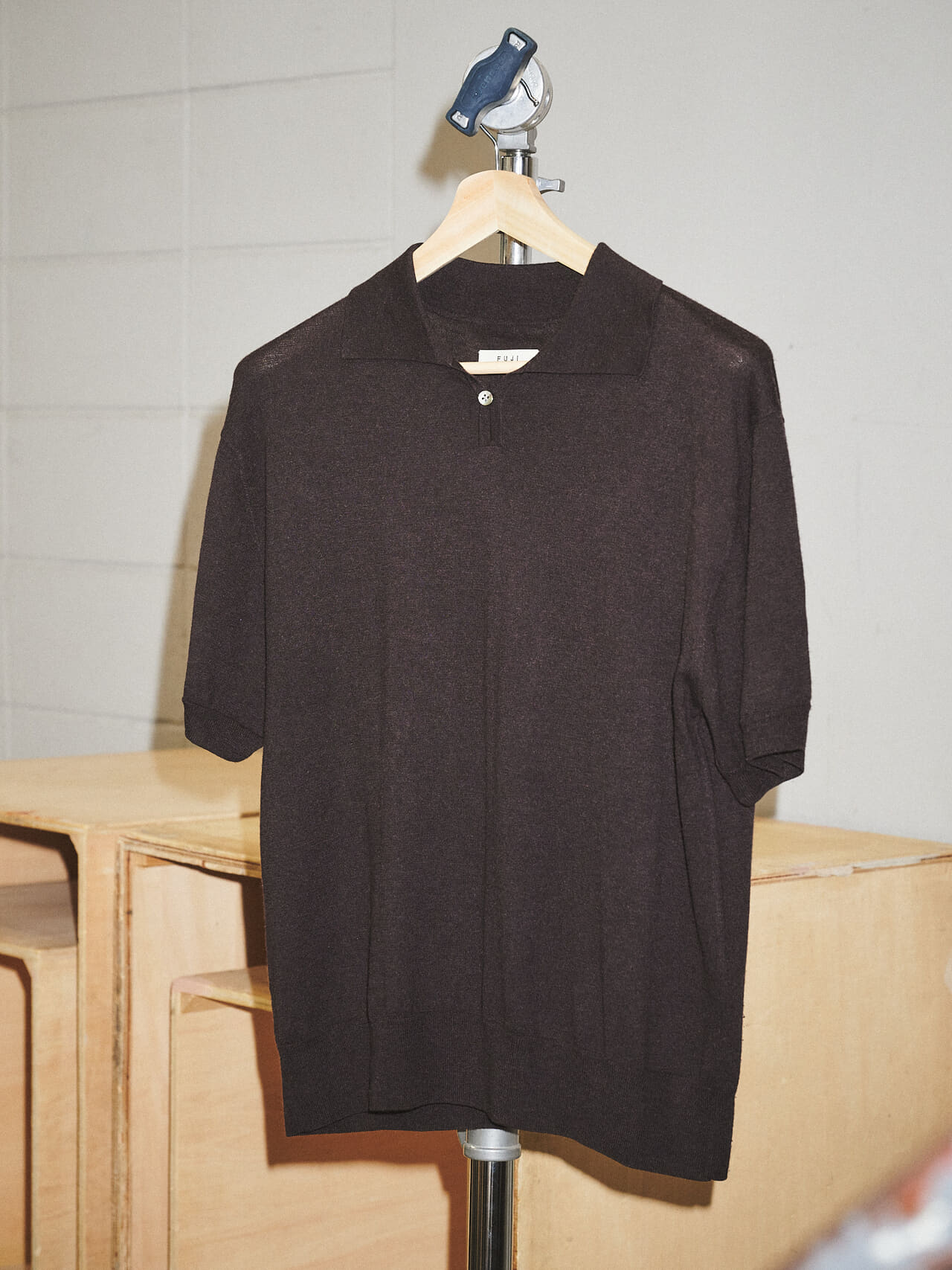 若手スタイリストのベストバイ＿FUJIのSILK CASHMERE S/S SKIPPER POLO