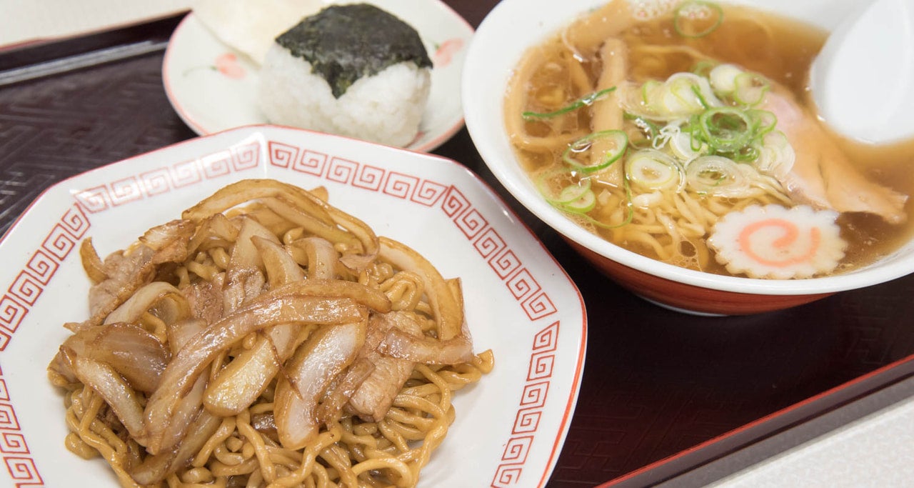 青森県平川市『大十食堂』Aセット