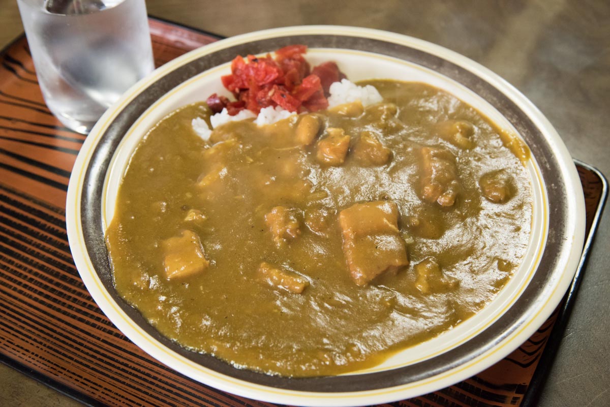 青森県青森市『小田九』カレーライス
