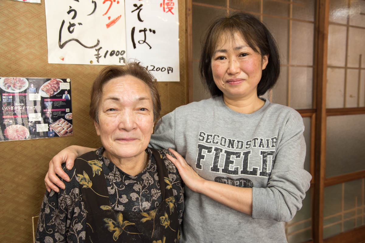福島県福島市『保原屋食堂』四代目の敏美(としみ)さんと奥様の道子さんご夫婦