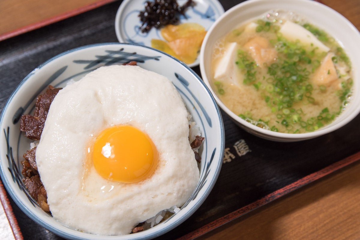 熊本県熊本市『山本屋食堂』雪見丼