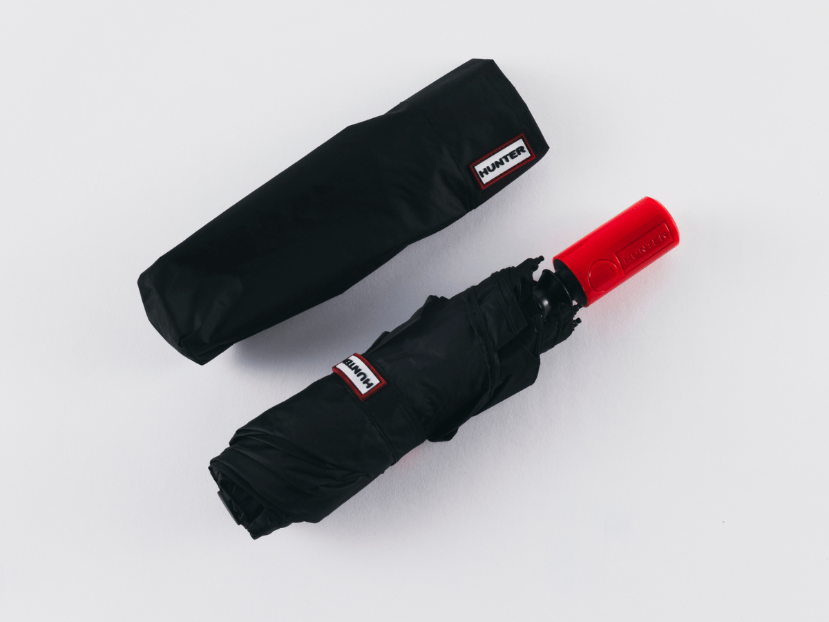 HUNTER ALL WEATHER AUTO UMBRELLAの外袋と本体