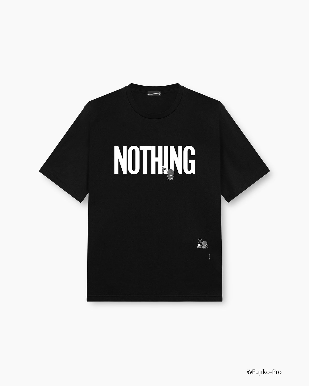 LAD MUSICIAN / 『ドラえもん』 新作スペシャルコレクション Tシャツ テキスト柄 ブラック