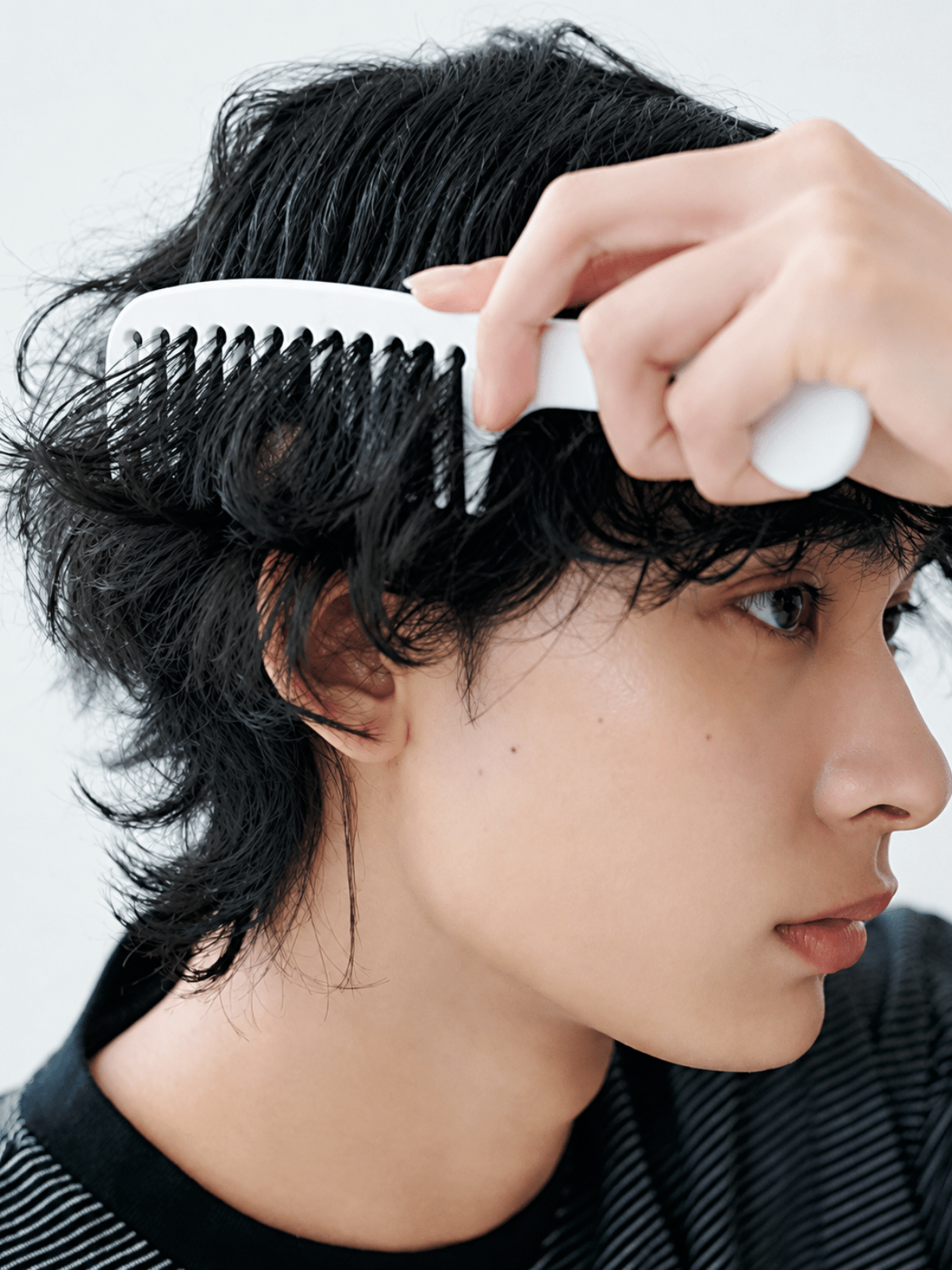 くせ毛の原因：先天的な原因のイメージ