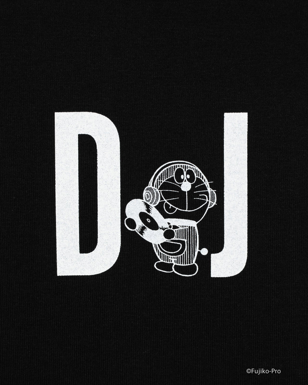 LAD MUSICIAN / 『ドラえもん』 新作スペシャルコレクション Tシャツ テキスト ドラえもん DJ ブラック ロゴ