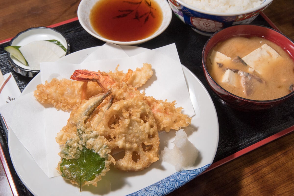 茨城県土浦市『保立食堂』天ぷら定食
