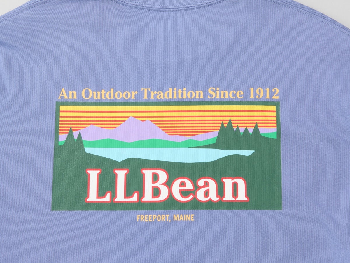 【涼しい！エル・エル・ビーンの服】ひんやり接触冷感＆抗菌防臭な「L.L.Bean」のロゴTはいなたい色がむしろ気になる！／モリル・バック・カタディン・ショートスリーブ・ティ