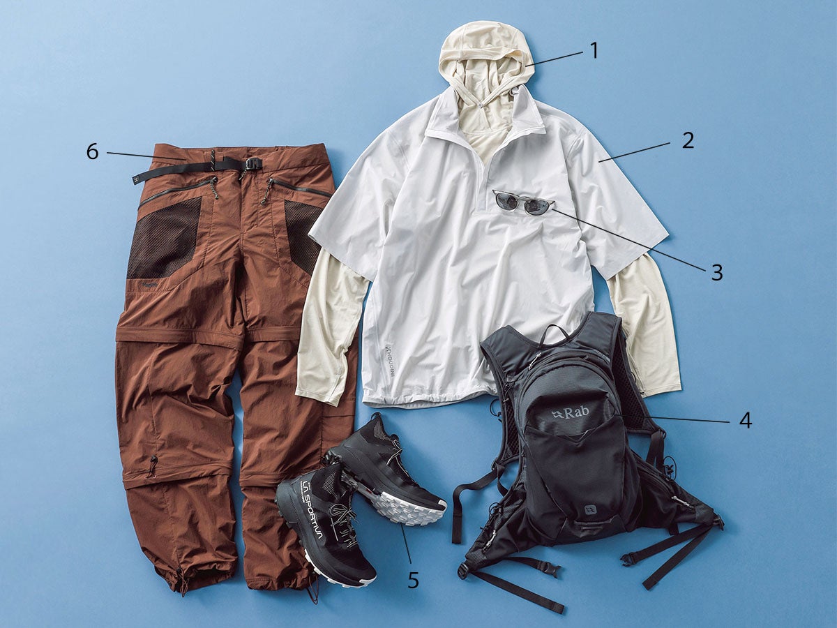 日帰り登山のためのスタイルサンプル