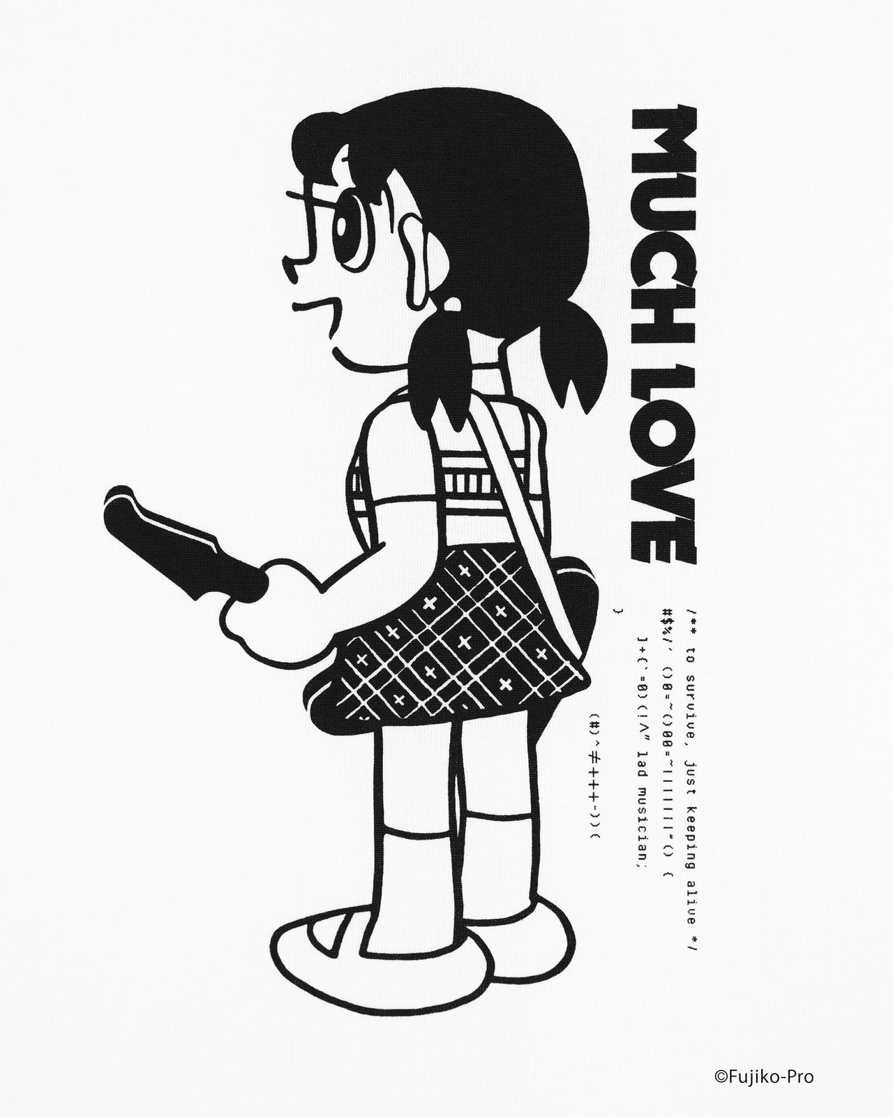 LAD MUSICIAN / 『ドラえもん』 新作スペシャルコレクション Tシャツ テキスト しずか ビジュアル ギター