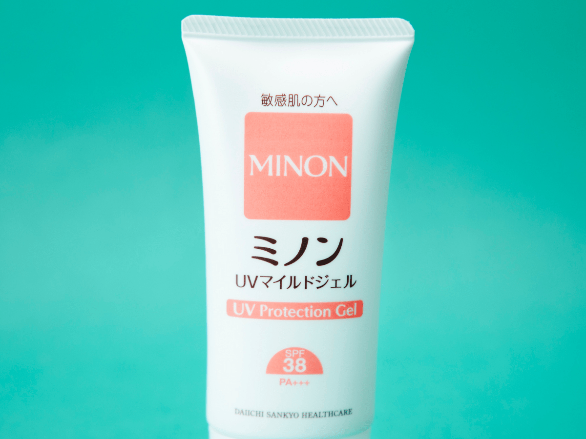 ミノン UVマイルドジェル 商品のロゴ部分