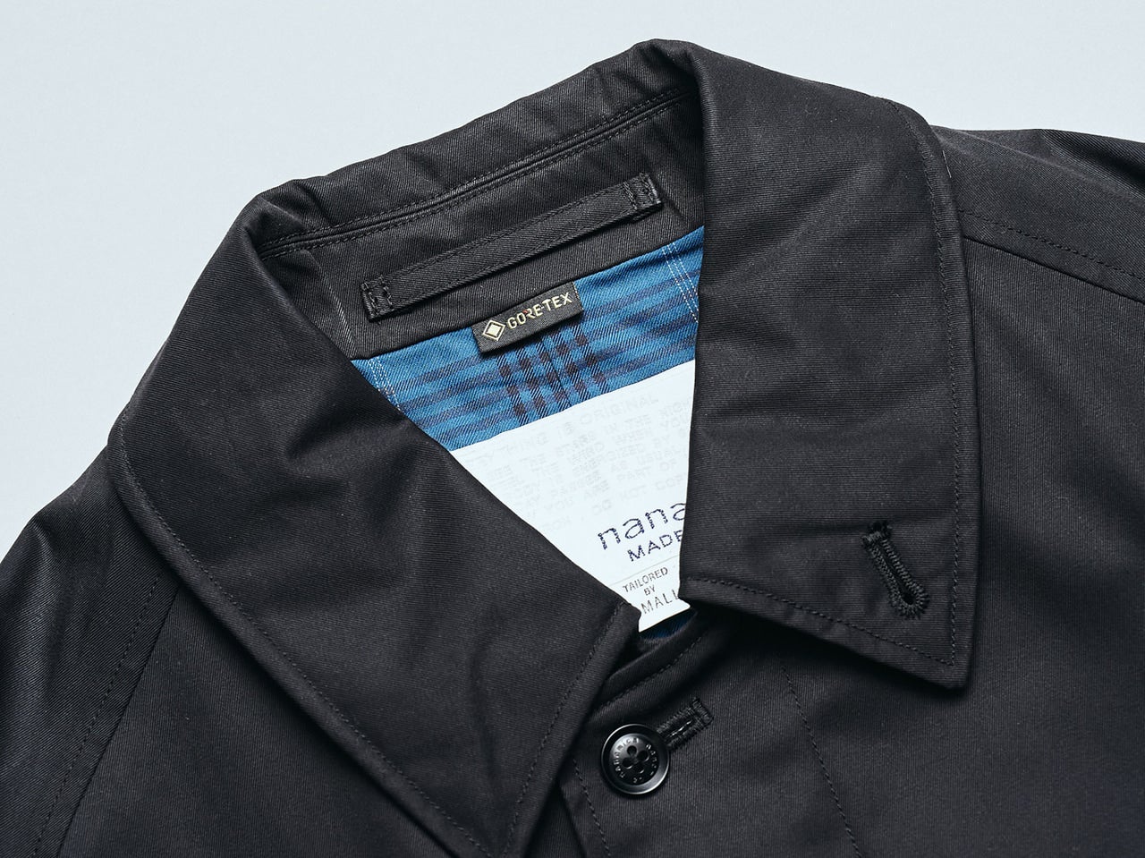 【黒い防水名品】エディターも溺愛するナナミカのゴアテックスコート／2L Cotton GORE-TEX Balmacaan Coat