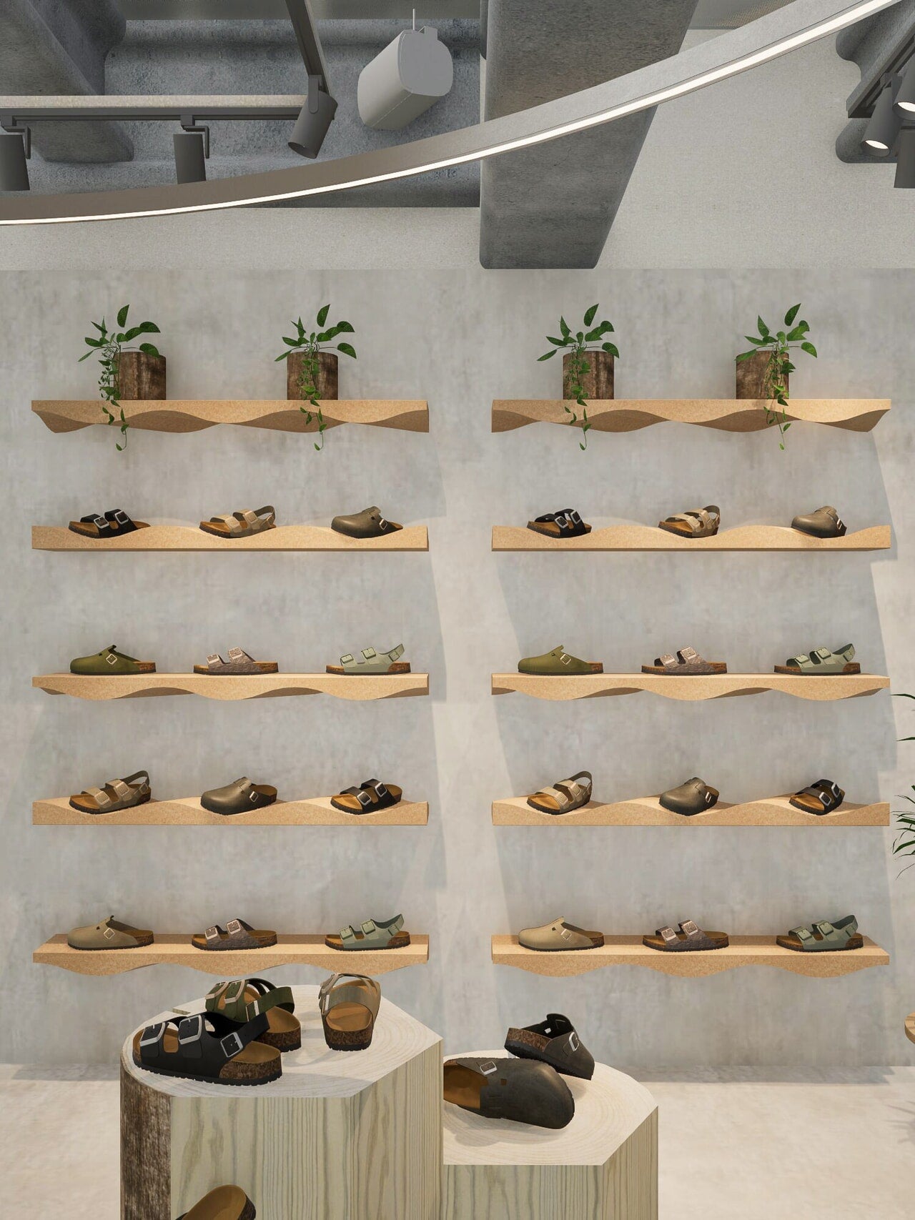 BIRKENSTOCK 渋谷コンセプトストア 内装4