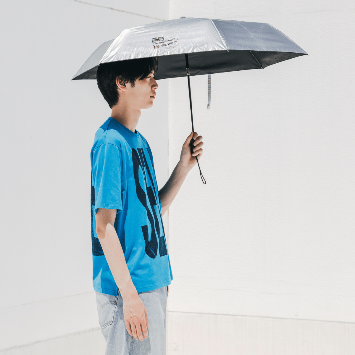 トラディショナル ウェザーウェア LIGHT WEIGHT UMBRELLAの使用イメージ
