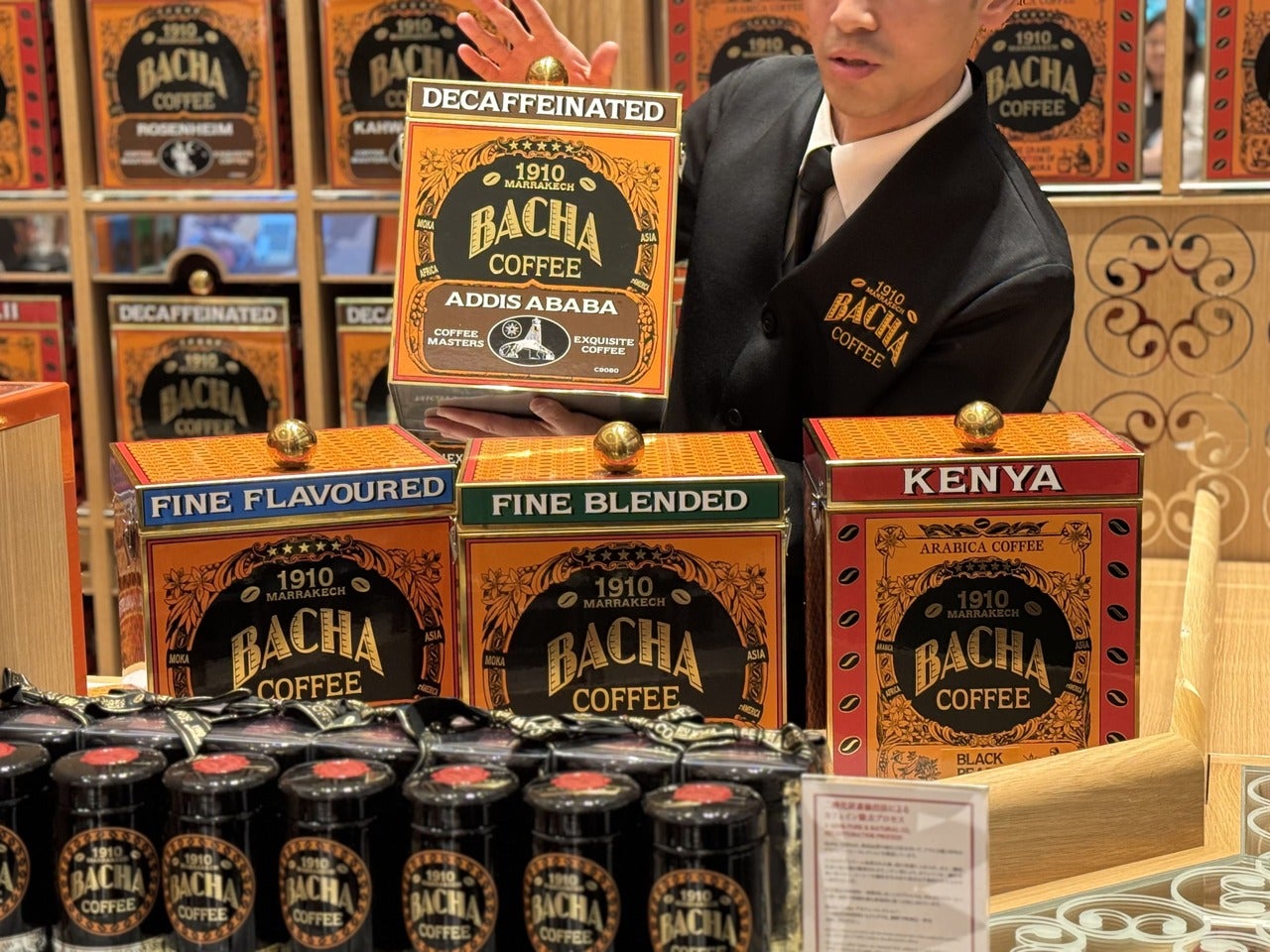 東京駅「バシャコーヒー 新丸ビル」のコーヒーマスター