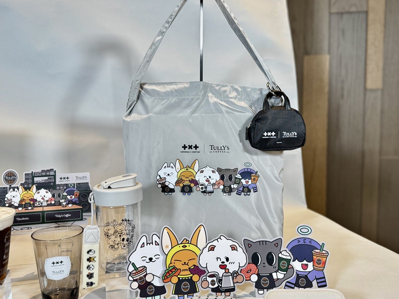 「ポーチ付きショルダーエコバッグ」