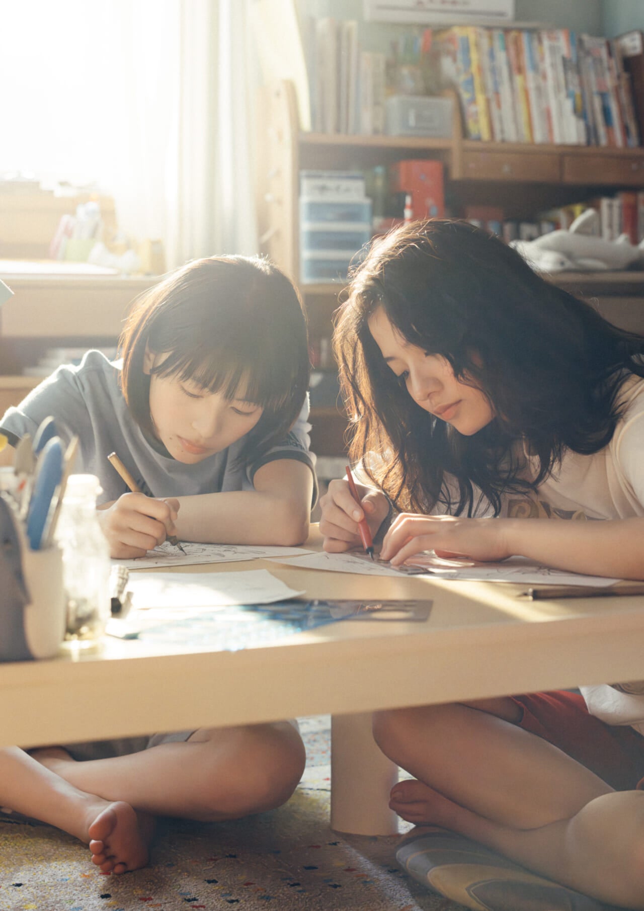 実写映画ルックバック_場面写真_出口夏希&蒔田彩珠